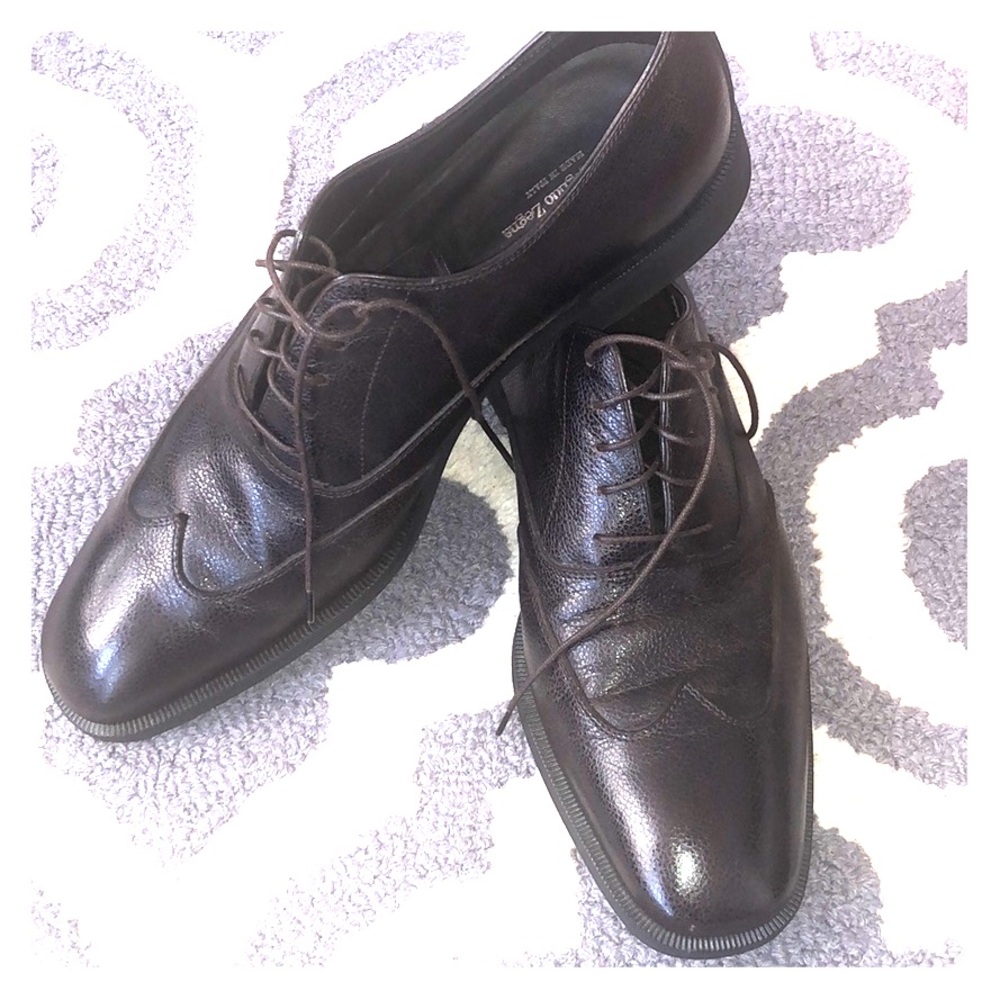 Ermenegildo Zegna wing tip Oxford dress shoe - 10D